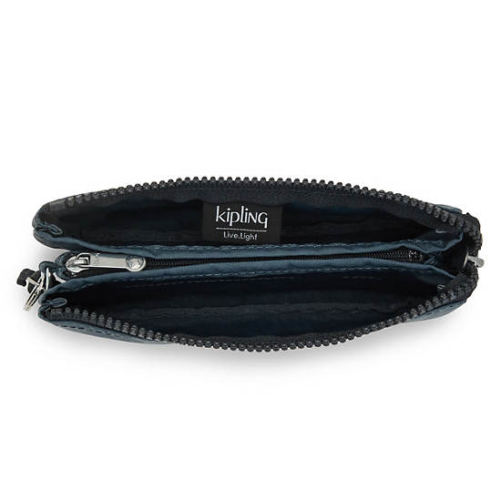 Sacs Kipling Creativity Large Pouch Bleu Marine Grise | FR 1127GS